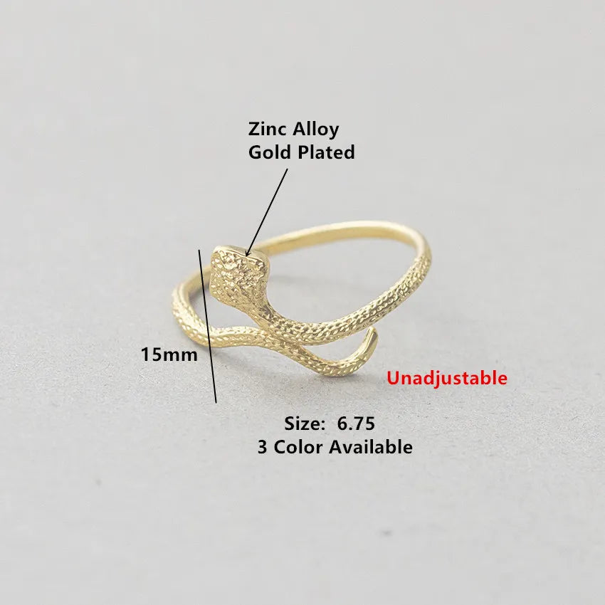 Adjustable Snake Ring