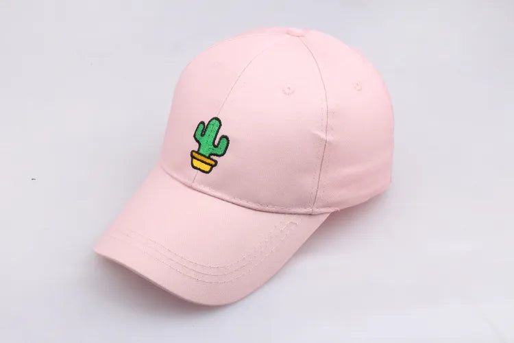 Cactus Embroidered Dad Cap