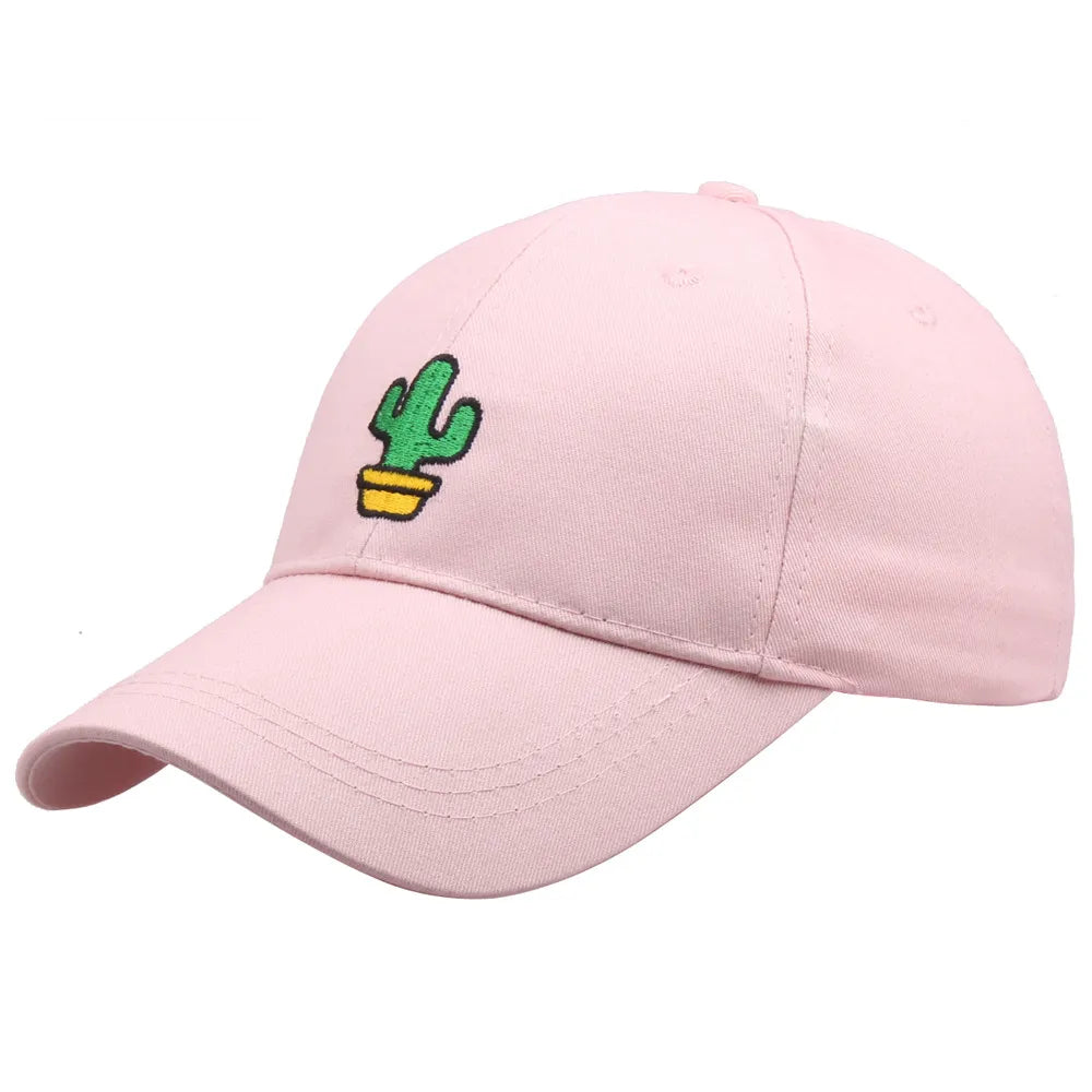 Cactus Embroidered Dad Cap