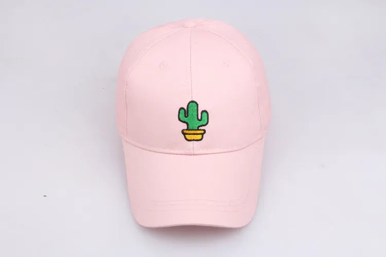 Cactus Embroidered Dad Cap