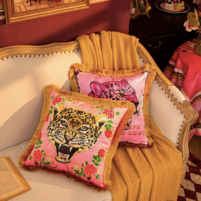 Tiger Rockstar Pillow Cover