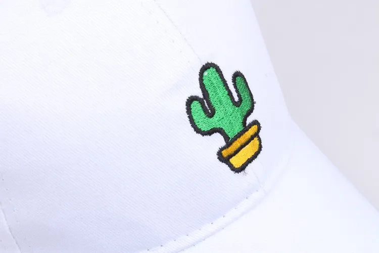 Cactus Embroidered Dad Cap