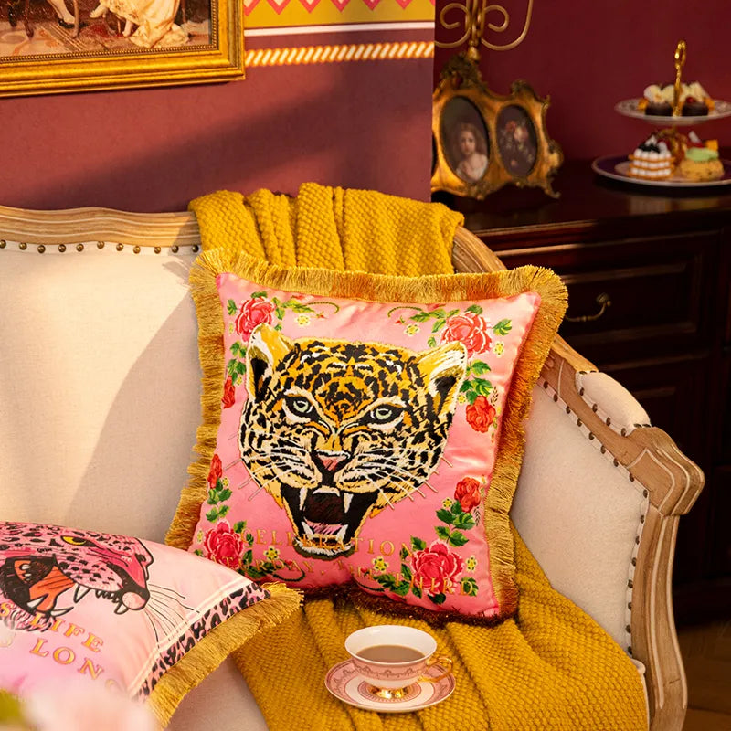 Tiger Rockstar Pillow Cover